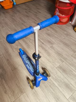 Patinete Mini Micro Azul 3 Ruedas