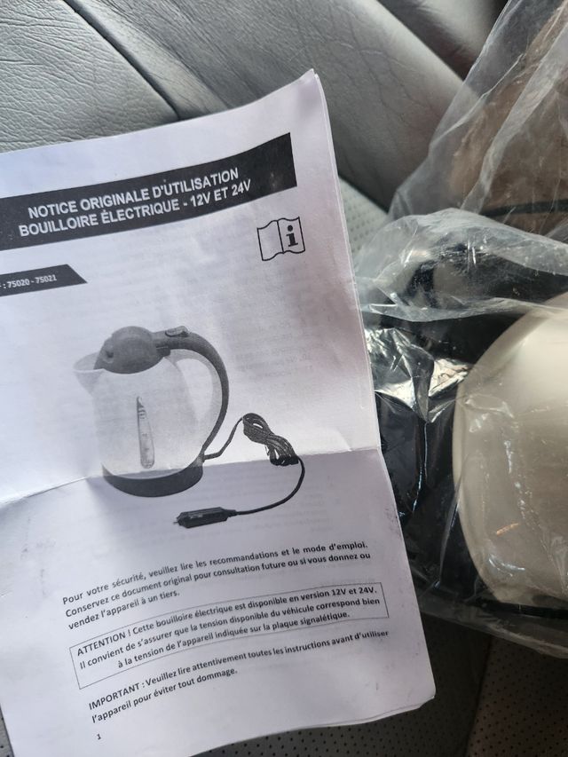 Calentador Cafetera 12V/24V portatil