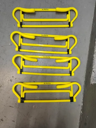 Material entrenamiento fútbol Kipsta y 2 porterias