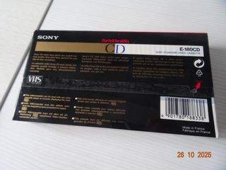 Cinta VHS Sony E-180