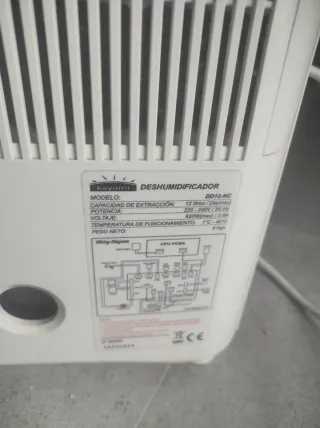 Deshumidificador Kayami Blanco 12 l