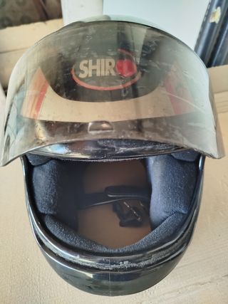Casco Moto Shiro Negro Visera Talla 56