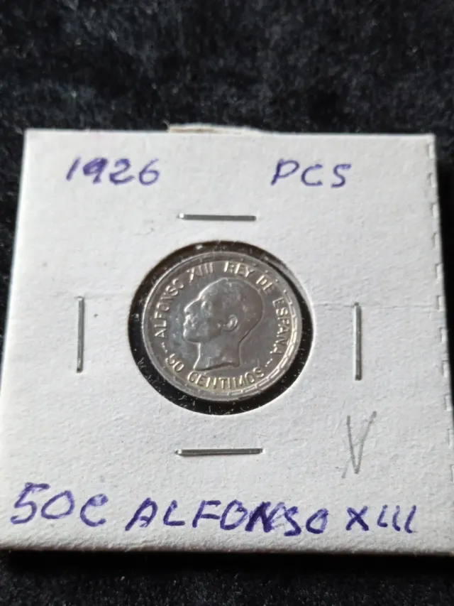 Alfonso XIII 50 céntimos 1926