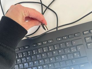 Teclado HP Smart Card Negro