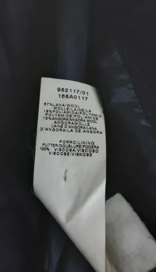 Abrigo Tintoretto azul marino