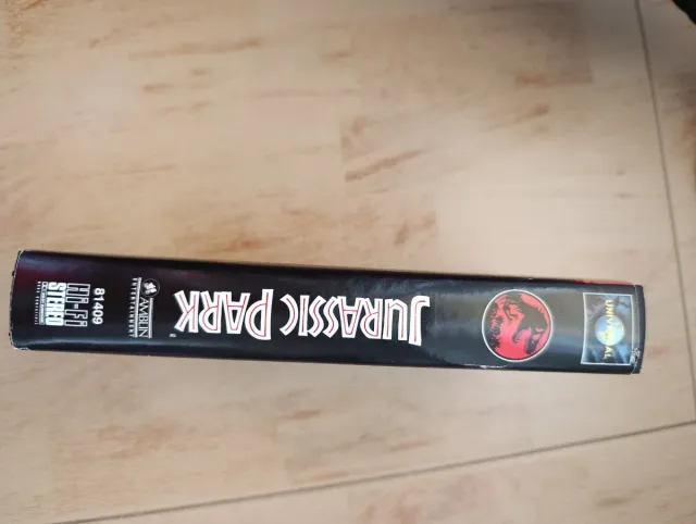 Cinta VHS Jurassic Park (Parque Jurásico)