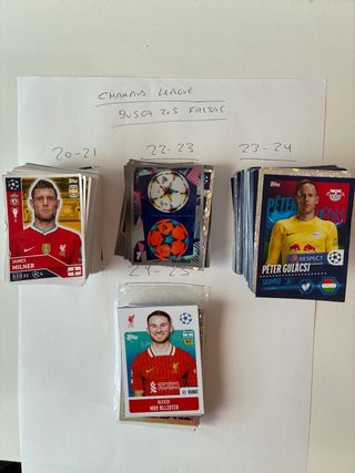Cromos Champions League: Busca tus faltas