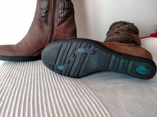 Botas marrones acolchadas