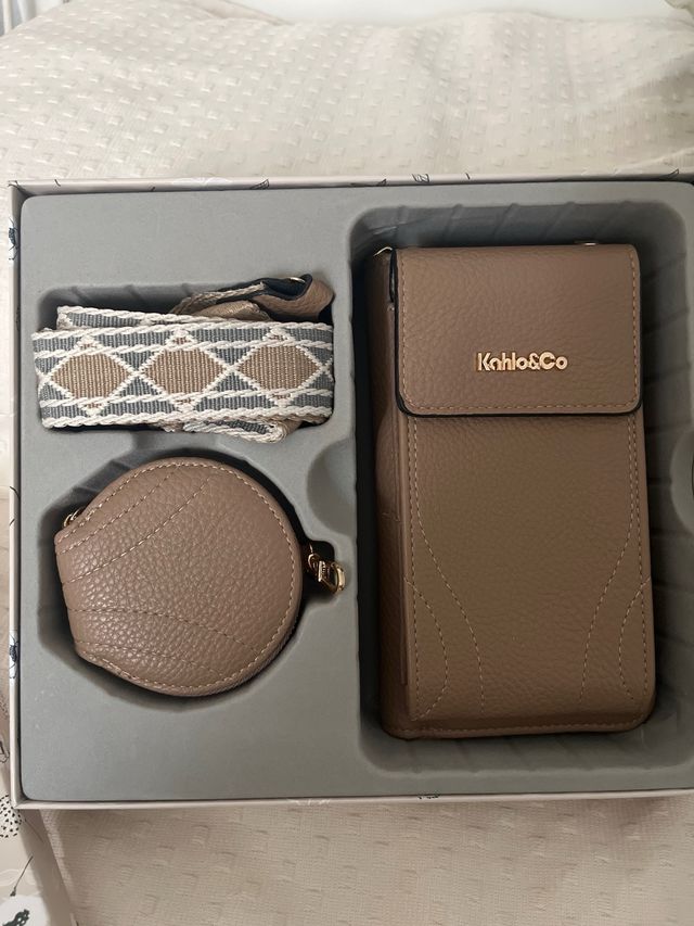 Bolso y monedero Kahlo&Co con correa