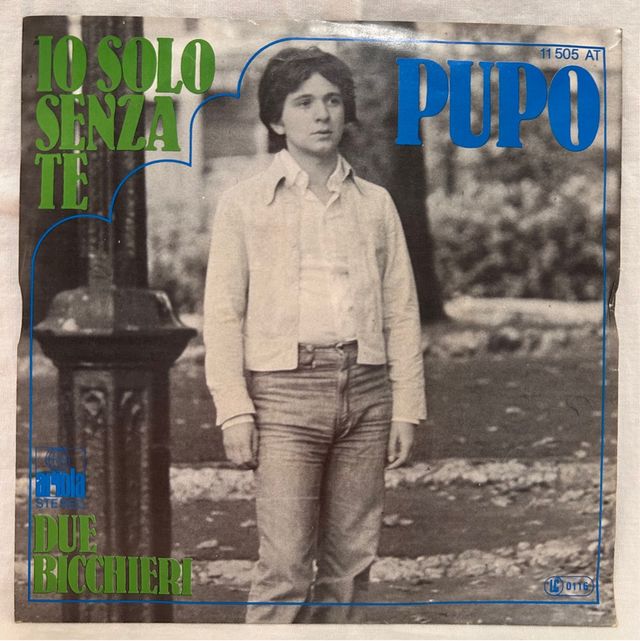Disco Vinile Pupo Io Solo Senza Te