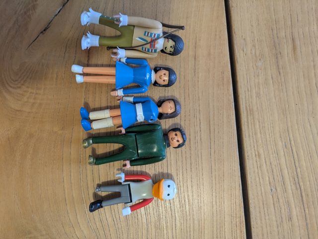 Lote Argamboys indios y figuras