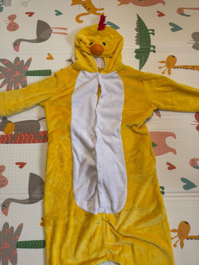 Disfraz de pollo para carnaval