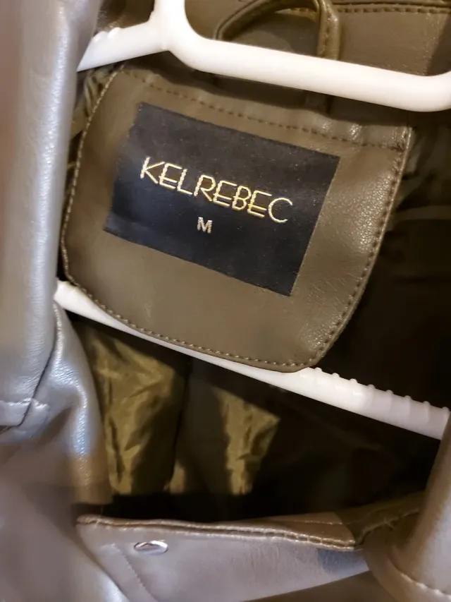 Chaqueta biker efecto piel KELREBEC M