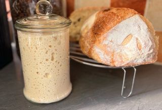 Pan artesanal de masa madre