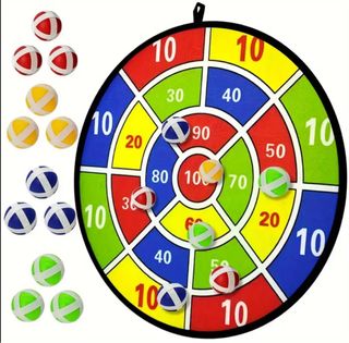 Juego de dardos + 12 pelotas adhesivas!!