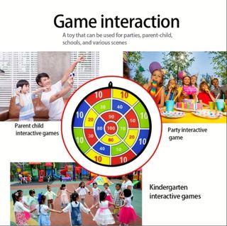 Juego de dardos + 12 pelotas adhesivas!!