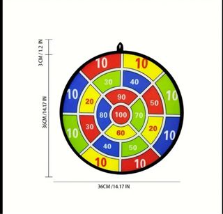 Juego de dardos + 12 pelotas adhesivas!!