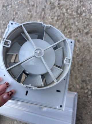 Extractor Ventilación Baño Novovent Blanco