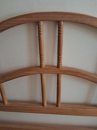 Cabecero de cama de madera 90