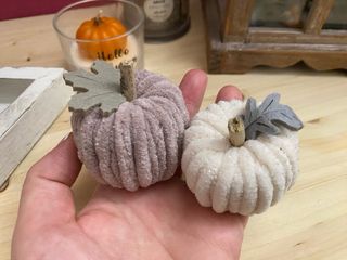 Pareja Calabazas Decorativas