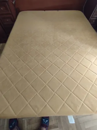 Canapé 1,35 terciopelo beige