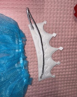 Disfraz Frozen Corona y Tutú Azul