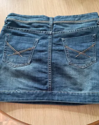Minifalda vaquera azul