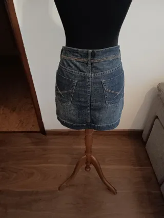 Minifalda vaquera azul