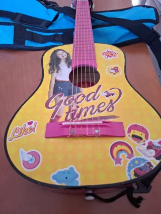 Guitarra infantil Soy Luna con funda y cordon