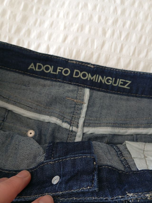 Falda vaquera Adolfo Dominguez azul