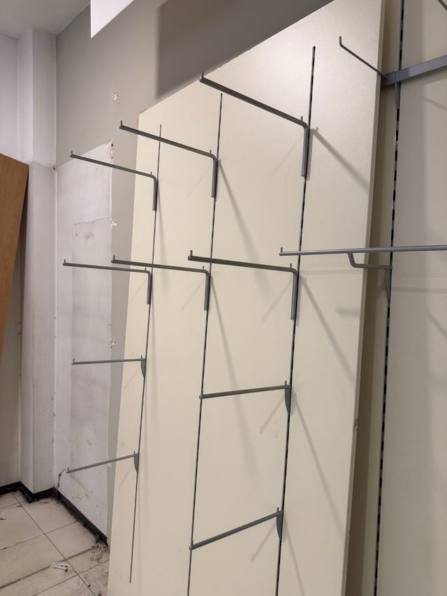 Estanterías Modulares Beige y Plata