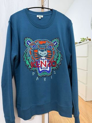 Sudadera Kenzo Tiger Azul Talla M