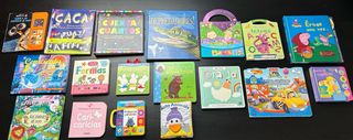 Catálogo de libros y cuentos infantiles variados.