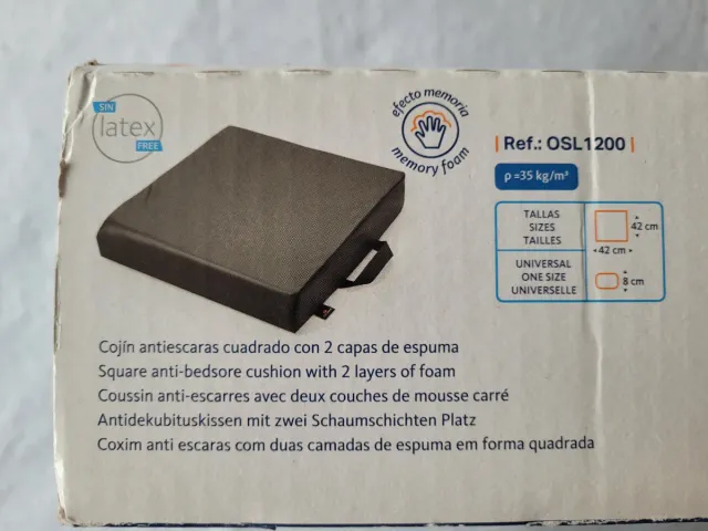 ¡Haz oferta!
Cojín antiescaras cuadrado con Memory