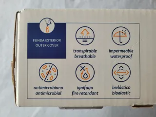 ¡Haz oferta! Cojín antiescaras cuadrado con Memory