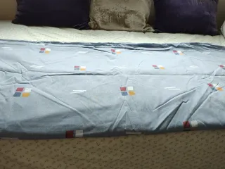 Funda Nórdica Azul y Multicolor