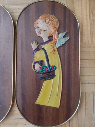 Cuadros antiguos de madera