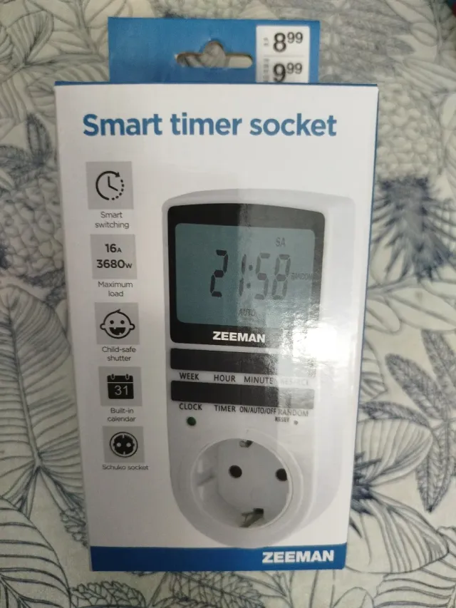 Enchufe Temporizador Inteligente Zeeman