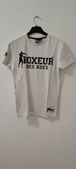 T-shirt Boxeur Des Rues bianca slim