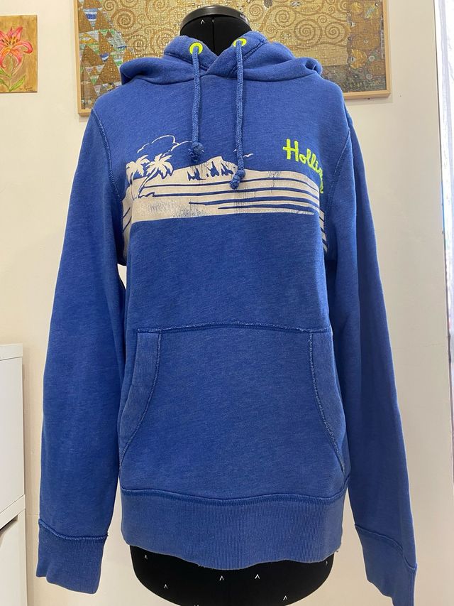 Felpa Hollister Blu Taglia M
