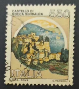 Francobollo Castello di Rocca Sinibalda 550