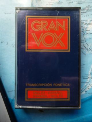 Diccionario inglés Vox con cassette de fonética
