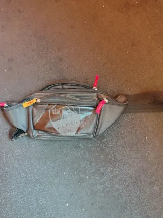 Marsupio AS Roma nero