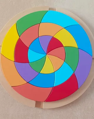 Puzzle Arcoíris Montessori