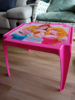 Mesa y Silla Princesas Disney