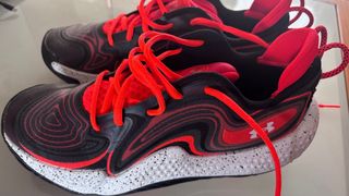 Zapatillas Baloncesto Under Armour Negras Rojas