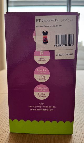 Mochila Porta Bebés Emeibaby 0-18kg