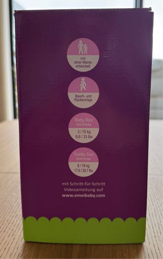 Mochila Porta Bebés Emeibaby 0-18kg