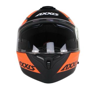 Casco Axxis modular naranja y negro