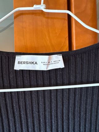 Vestido Bershka Negro Talla S